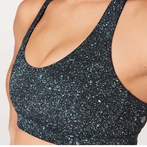Lululemon Break Free Bra Mineralize Multi / Black